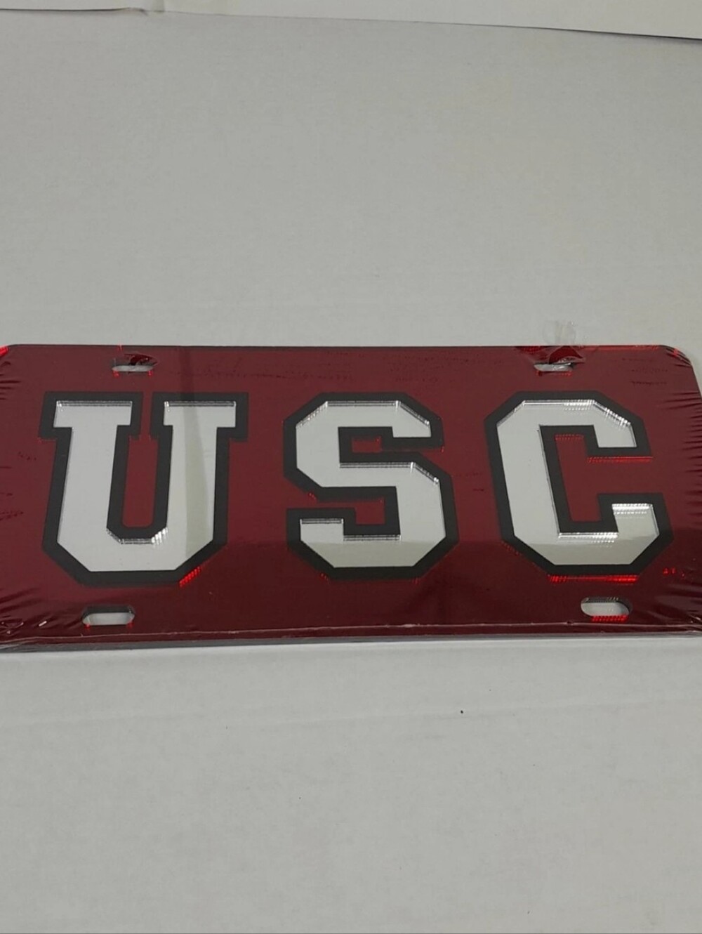 USC (UNIVERSITY SOUTH CAROLINA) CAR TRUCK LICENSE PLATE TAG NOVELTY Mirrored